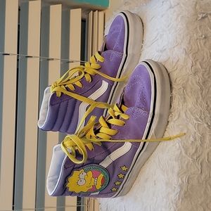 Lisa Simpson The Simpsons Vans Size 5.5 W/ 4.5 M Limited Edition